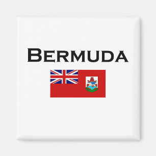 Imã Bermuda Country Flag Light-Color