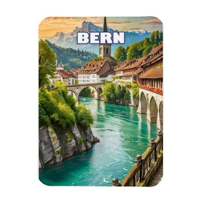 Ímã Berne, perle helvétique (Vertical)