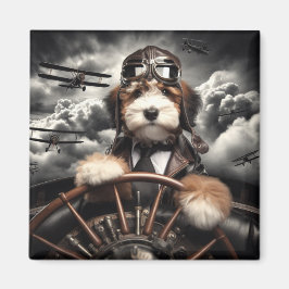 Imã Bernedoodle Aviator Magnet