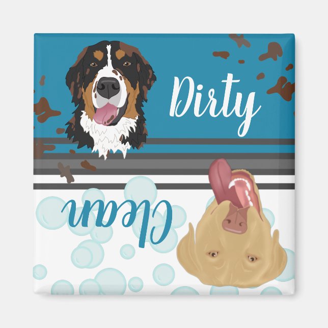 Imã Bernese / Lab- Seco/Cachorro Limpo (Frente)