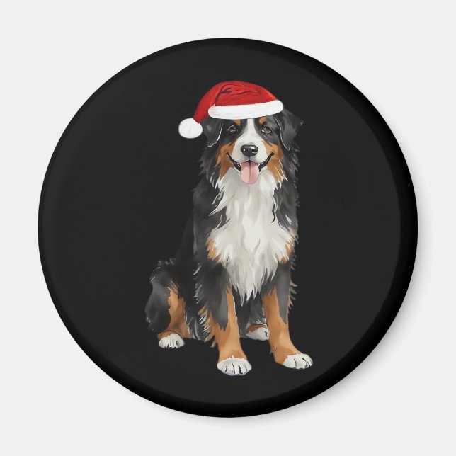 Imã Bernese Mountain Dog Árvore de Natal Cachorro Pupp (Frente)