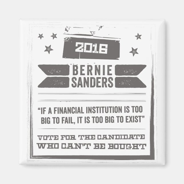 Imã Bernie: O Candidato não pode ser comprado (Frente)