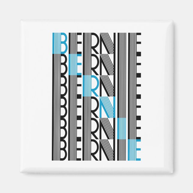 Imã BERNIE sanders textual (Frente)