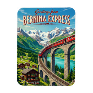 Ímã Bernina Express Suíça