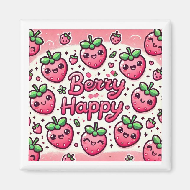 Imã Berry Happy (Frente)