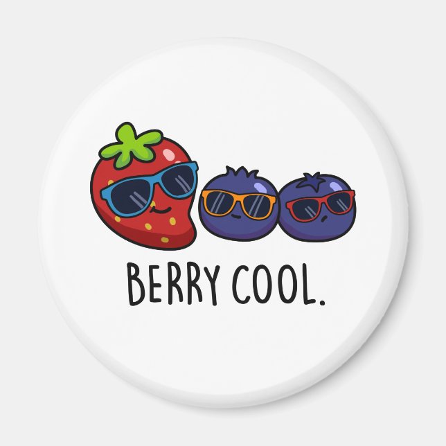Imã Berry Legal ny Strawberry Blueberry Pun (Frente)