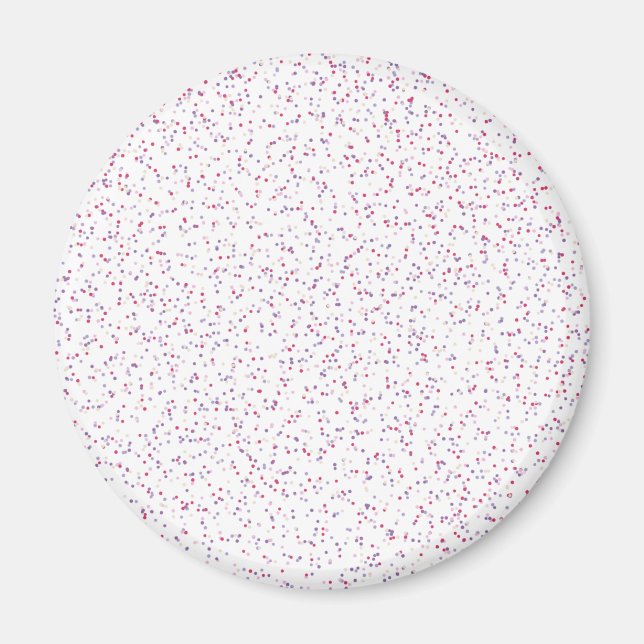 Imã Berry Sweet Especked Pink & Purple Pontos (Frente)