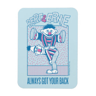 Ímã Bert & Ernie Sempre Recebeu As Costas