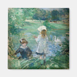 Imã Berthe Morisot - À Beira de um Lago