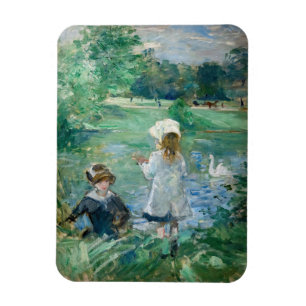 Ímã Berthe Morisot - À Beira de um Lago / Au bord du l