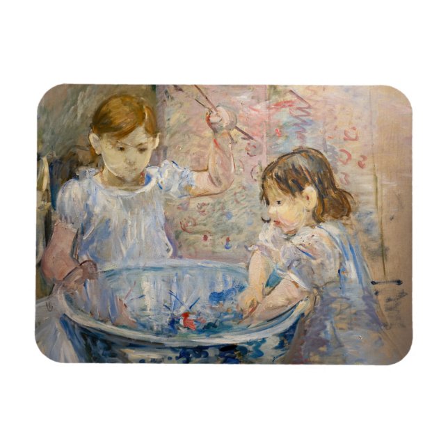 Ímã Berthe Morisot - Crianças na Bacia (Horizontal)