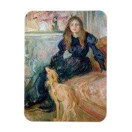 Ímã Berthe Morisot - Julie e o seu Greyhound Laerte