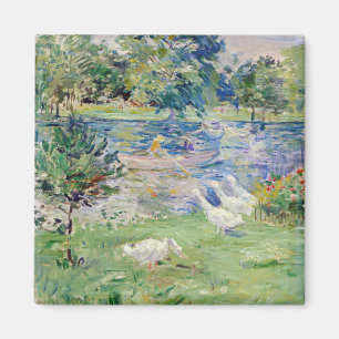 Imã Berthe Morisot - Menina num Barco com Gansos