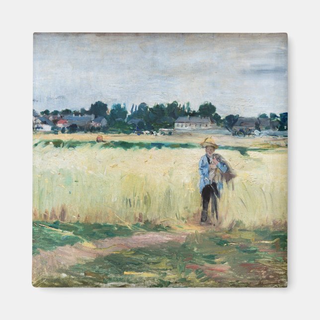 Imã Berthe Morisot - No campo de rodas em Gennevillier (Frente)