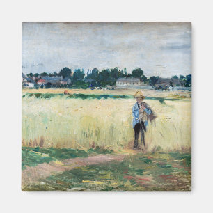 Imã Berthe Morisot - No Campo de Trigo em Gennevillier
