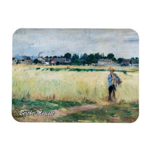 Ímã Berthe Morisot - No Campo de Trigo em Gennevillier