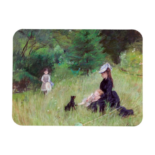 Ímã Berthe Morisot - Num Parque (Horizontal)
