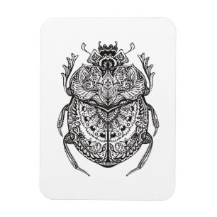Ímã Besouro africano Zendoodle