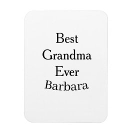 Ímã Best Grandma ever name date simple mothers day min