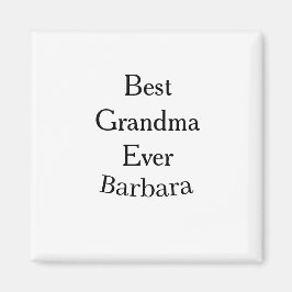 Imã Best Grandma ever name date simple mothers day min