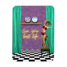 Ímã Best Life Funky Vintage Kitsch