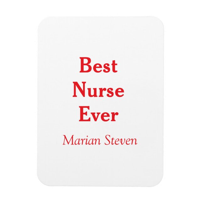 Ímã Best nurse ever medical professional paramedical d (Vertical)