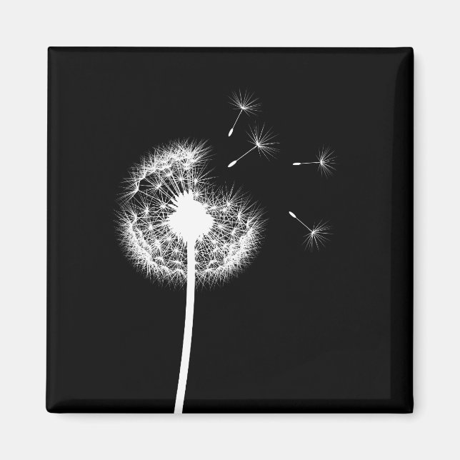Imã Best Wishes Dandelion Magnet (Frente)