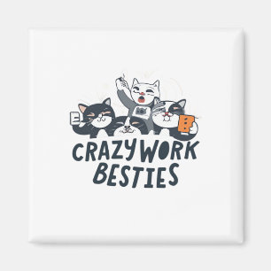 Imã Besties De Trabalho Louco Tomando Autoestima De Tr