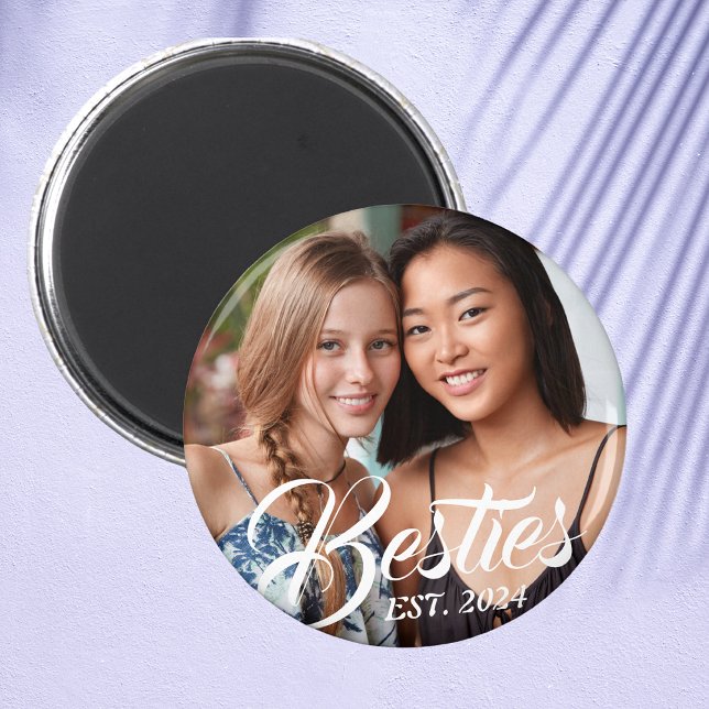 Imã Besties Magnet para Melhores Amigos Fotografia BFF (Criador carregado)