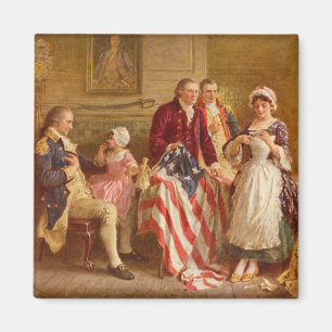 Imã Betsy Ross, 1777 (por Jean Leon Gerome Ferris)