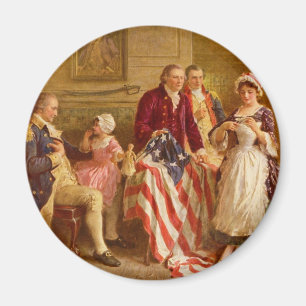 Imã Betsy Ross 1777, por Jean Leon Gerome Ferris