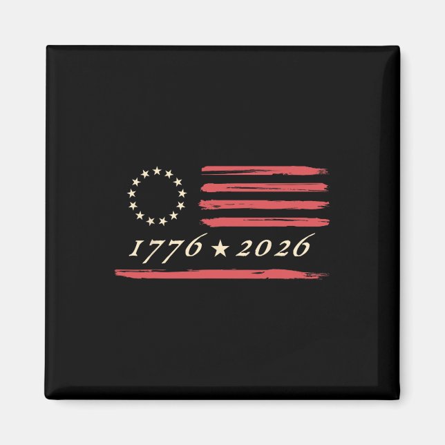 Imã Betsy Ross American Flag 4 De Julho Di (Frente)