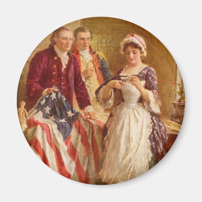 Imã Betsy Ross Magnet (Frente)