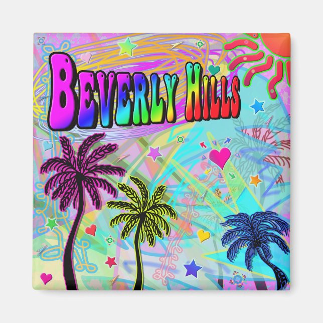 Imã Beverly Colinas Vivid Romance Magnet (Frente)