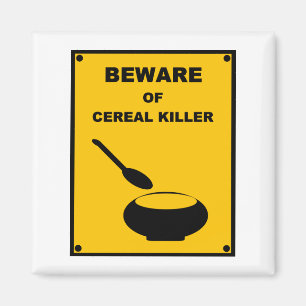 Imã Beware do sinal de aviso da paródia do ~ do