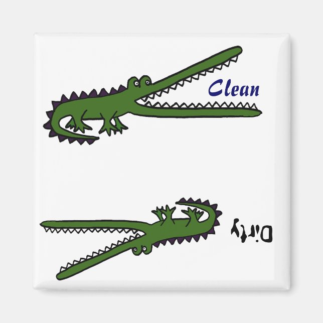 Imã BF- Magneta da máquina de lavar loiça crocodilo (Frente)