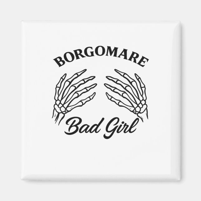 Imã Bgm Bad Girl - Skeleton Heart Hands (Frente)