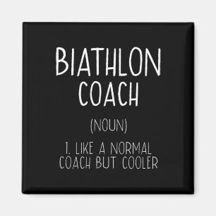 Imã Biathlon Coach Definition Funny Biathlete Humor 10