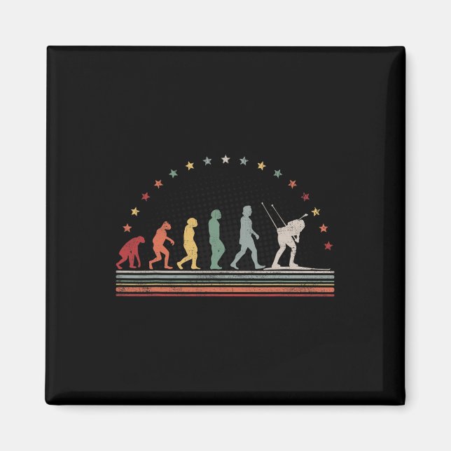 Imã Biathlon Evolution Retro Ski Hob (Frente)