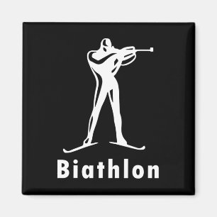 Imã Biathlon Ski Skier Winter Sports Cross-country Ski