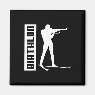 Imã Biathlon Ski Skier Winter Sports Cross-country Ski