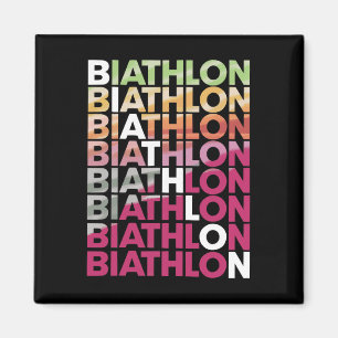 Imã Biathlon Winter Sports Skifle Sapatando Biath