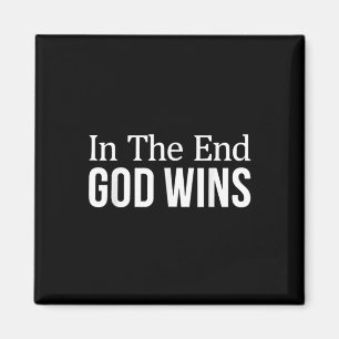 Imã Bíblia Cristã Religiosa Engraçada Deus Jesus Vence
