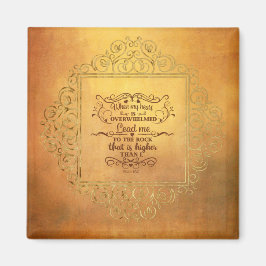 Imã Bíblia Versa Quando Meu Coração Está Sobrecarregad