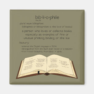 Imã Bibliophile - escolha a cor