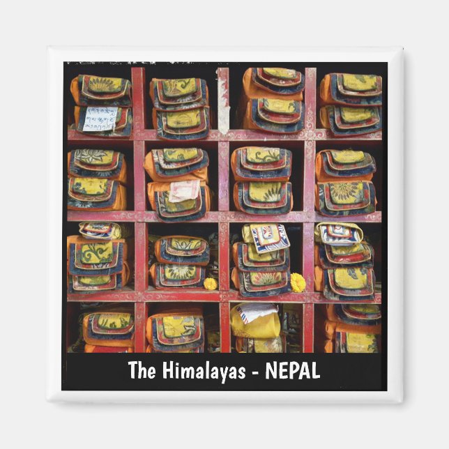 Imã Biblioteca Budista, Textos Tibetanos - Nepal (Frente)