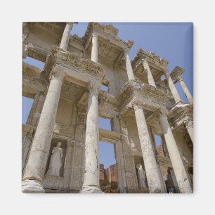 Imã Biblioteca de Celsus, construída em 114-117 d.C.