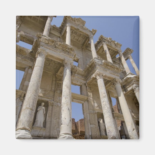 Imã Biblioteca de Celsus, construída em 114-117 d.C. (Frente)