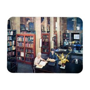 Ímã Biblioteca, Doylestown, PA Vintage