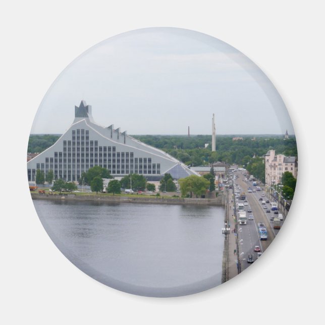 Imã Biblioteca Nacional da Letónia, Riga (Frente)
